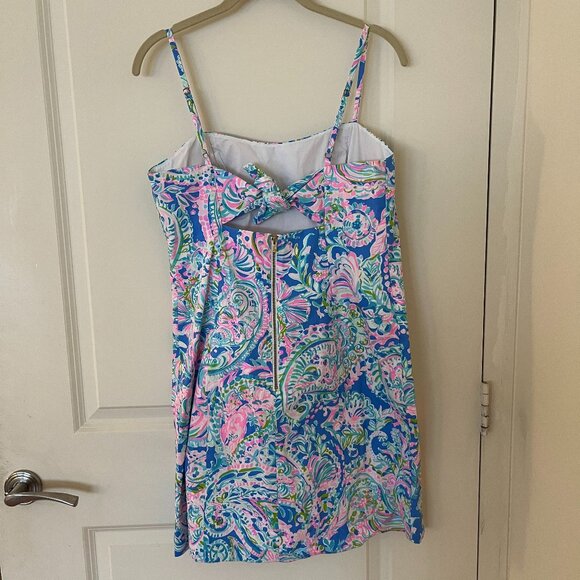 Lilly Pulitzer Shelli Stretch Dress sz 8 - Picture 4 of 5